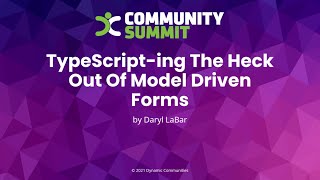 TypeScripting the Heck Out Of Model Driven Forms