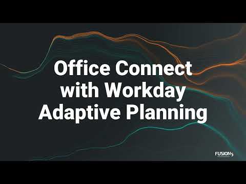 Office Connect with Workday Adaptive Planning - video from GoCloud Systems