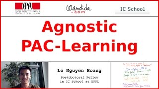 Celebrity Agnostic PAC-Learning | Lê Nguyên Hoang Wealth