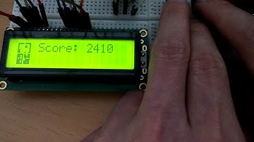 Arduino Uno 로 1602 캐릭터 LCD를 사용해서 테트리스 게임 만들어 보기