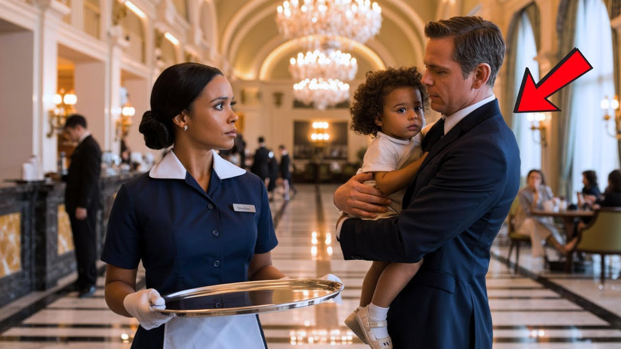La camarera se congeló al ver a su hija en los brazos del dueño del hotel… y no sabía lo peor.