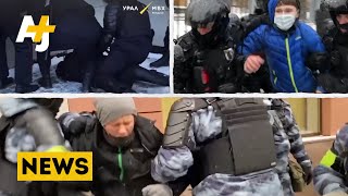 Mass Arrests And Police Beatings In Russia Over Navalny Protests