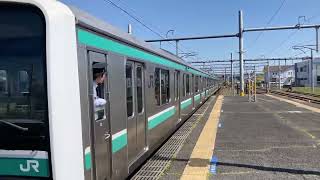 JR東日本E501系都カツK701編成(東芝IGBT-VVVF) 531M 常磐線 普通 いわき行 高萩発車