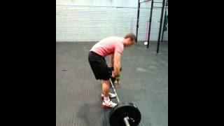 Wod 1a & 1b irish throwdown anthony barrett