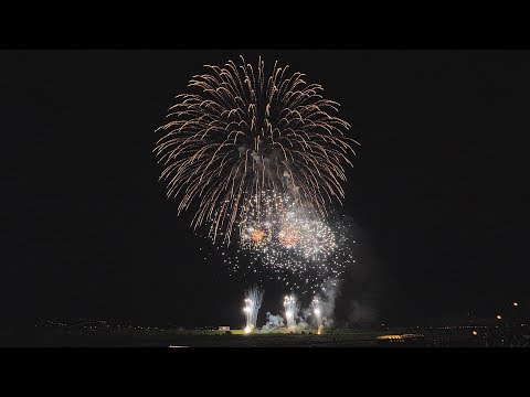 [4K60p]2017神明の花火【丸美建設（2尺あり）】/Shinmei fireworks Display