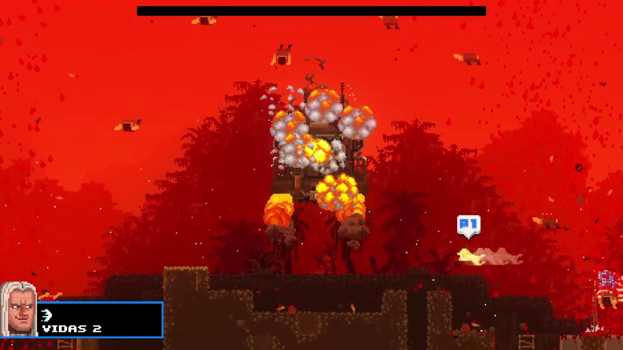 Broforce - Sky Fortress Death from above - YouTube