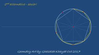 Drawing A Decagon Using A Pentagon
