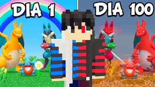 SOBREVIVI 100 DIAS CONTRA MEU INIMIGO MINECRAFT PIXELMON O FILME