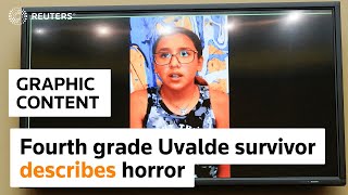 WARNING: GRAPHIC CONTENT Young survivor of Uvalde school shooting describes horror