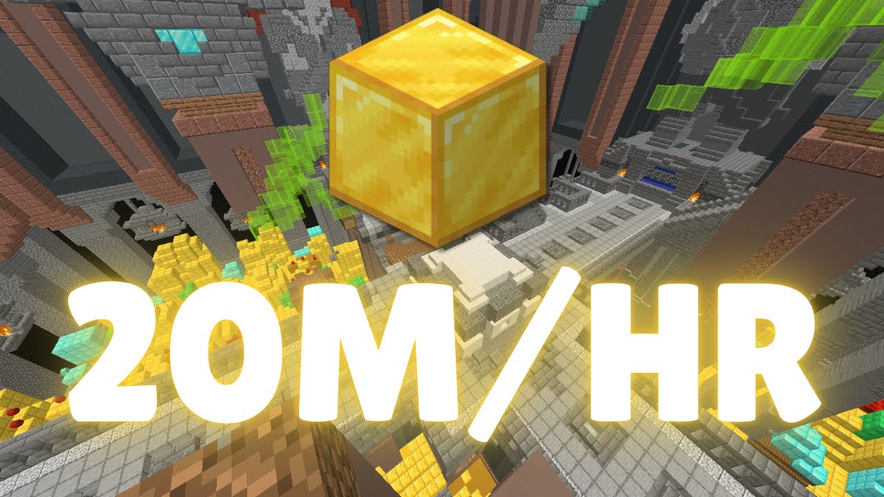 Gold Mining Still Makes Bank... (Hypixel Skyblock)