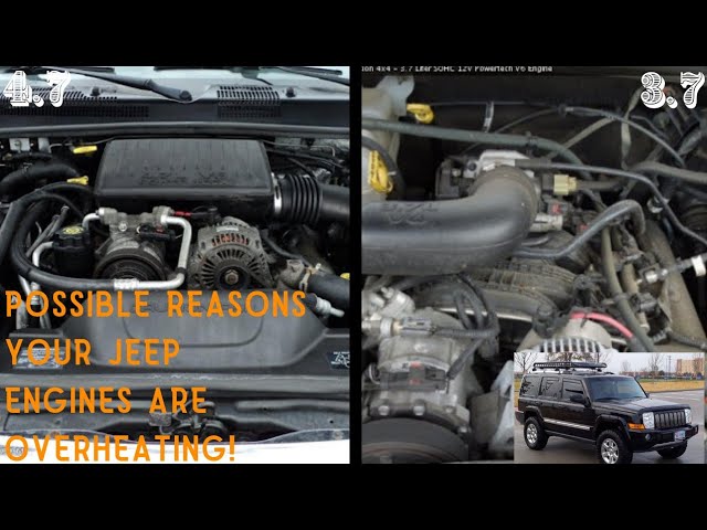 Possible reasons your jeep is overheating /how and why/ v6 &   possible reasons for lack/heat - YouTube