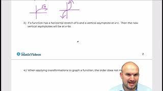 T   Misconceptions  Transformations of Functions