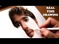 Real Time Drawing of Skin tone in Colored Pencils ||  Shane Dawson