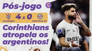 Pós-Jogo: Corinthians atropela Argentino Jrs por 4 a 0 na Sula e dá Fôlego para António Oliveira