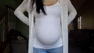 My Second Pregnant Belly Progression