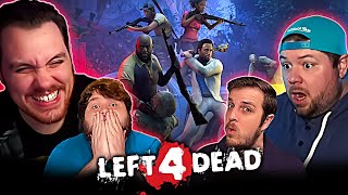 Left 4 Dead 1 & 2 Trailers and Intros Group Reaction