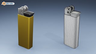 Create Cigarette Lighter 3D || Hard Surface Design || Subdivision || Product Modelling in blender