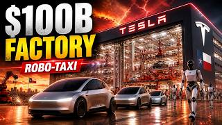How Tesla is Building the $100B Robo-Taxi Mega Factory.