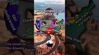 How Europeans See America   shorts europe usa america geography