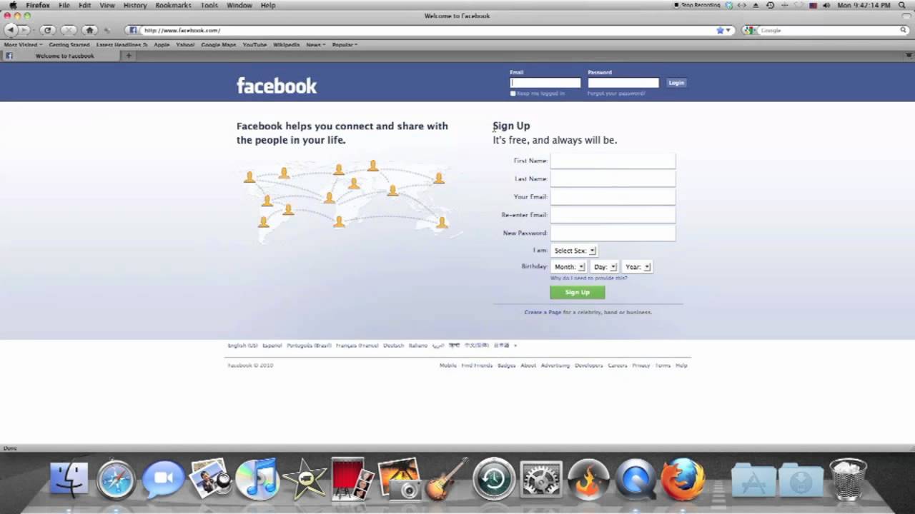 How To Open And Create A Facebook Account Youtube