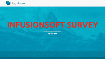 How To Setup Simple Survey Using Infusionsoft Only