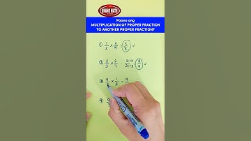 Paano ang Multiplication of Proper Fraction to another Proper Fraction? #shorts #fraction #maths