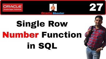Apps Technical 27: Single Row Number Function