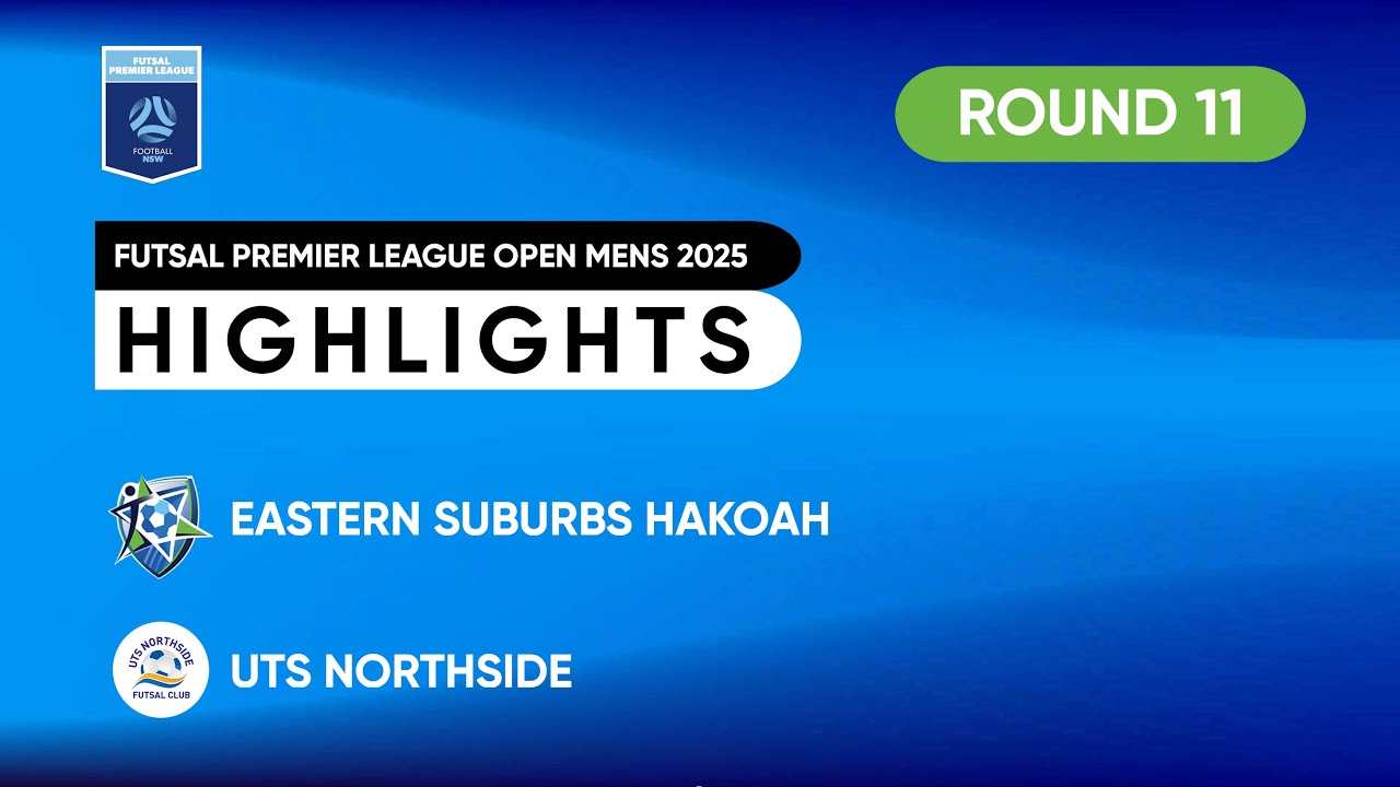Hakoah vs UTS Northside| Highlights | FNSW Futsal Premier League 2025