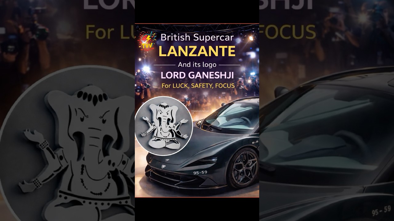 Supercar LANZANTE With LORD GANESHA Logo