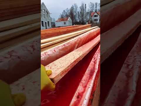 Обработка древесины огнебиозащитой👍