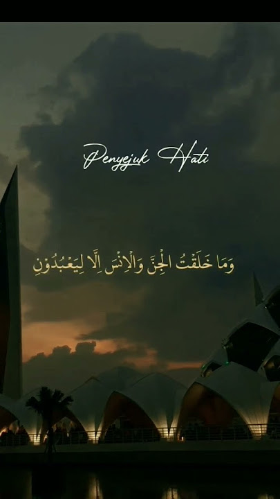 BEKERJA ITU HANYA UNTUK MENUNGGU WAKTU SHOLAT