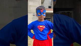Little superman ne bacha liya😍😘 #comedy #youtubeshorts #shorts #superman screenshot 3