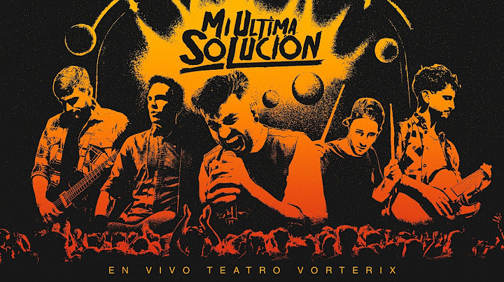 MI ÚLTIMA SOLUCIÓN @ TEATRO VORTERIX - FULL SHOW