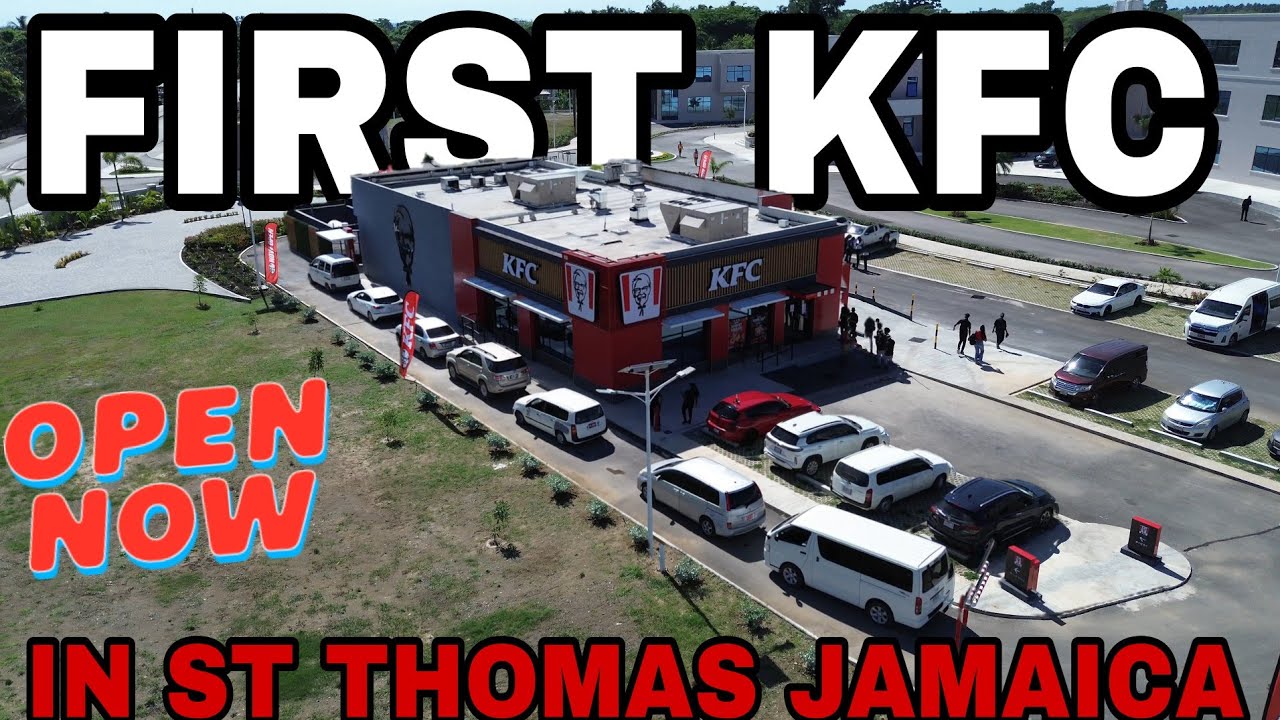 «На Сент-Томасе только что открылся первый ресторан KFC над городским центром Морант-Бэй.