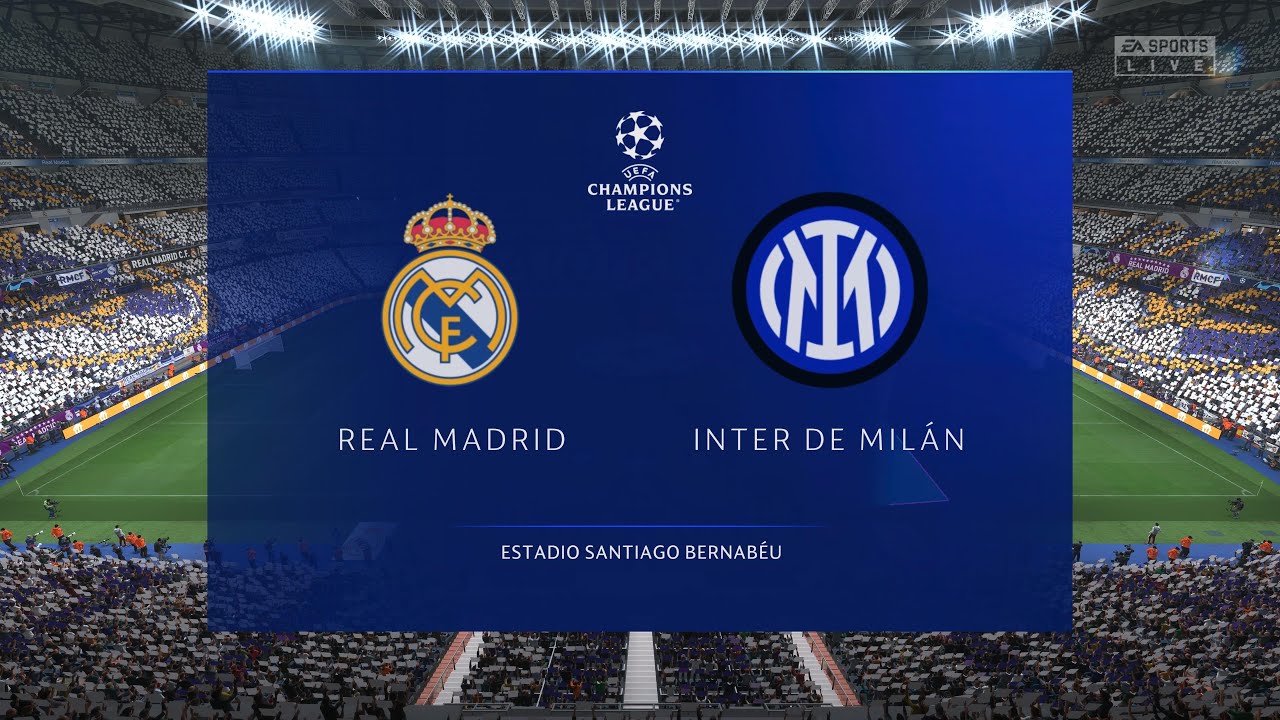 FIFA 22 - Real Madrid vs Inter Milan  | Champions League 4K