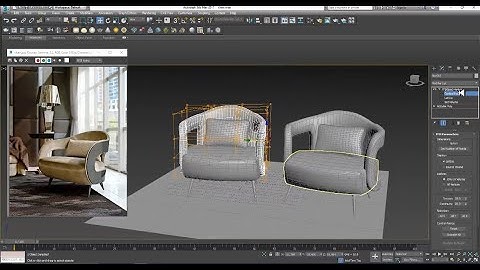 3Dsmax Tutorials, Learn 3D Modeling a Stylish Lounge Chair from Scratch in 3dsmax.