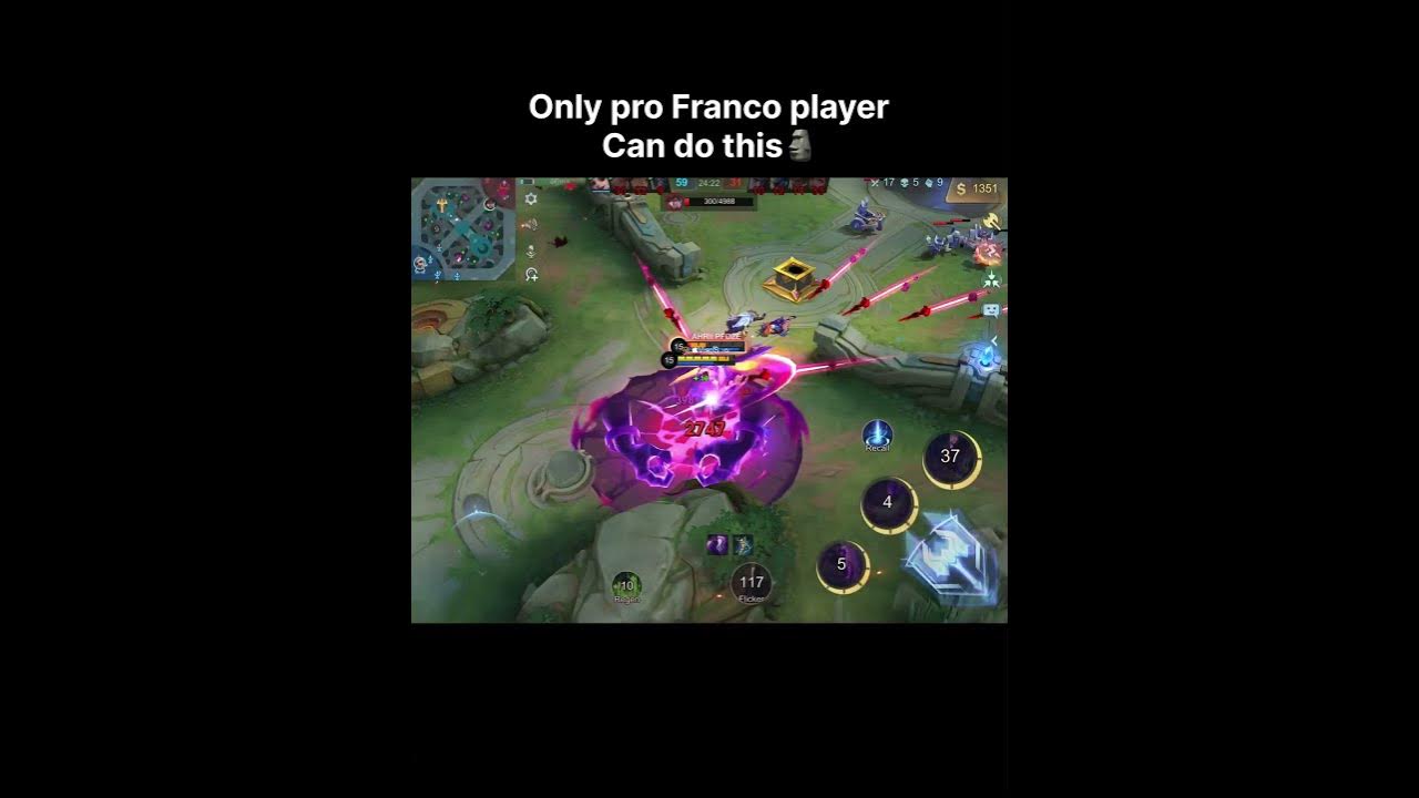 Only pro Franco player can do This🗿 #shorts #mlbbm5 #franco #mlbb #mobilelegends #xotictre #fypシ
