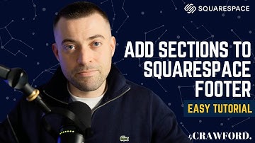 Add Sections to Footer on Squarespace