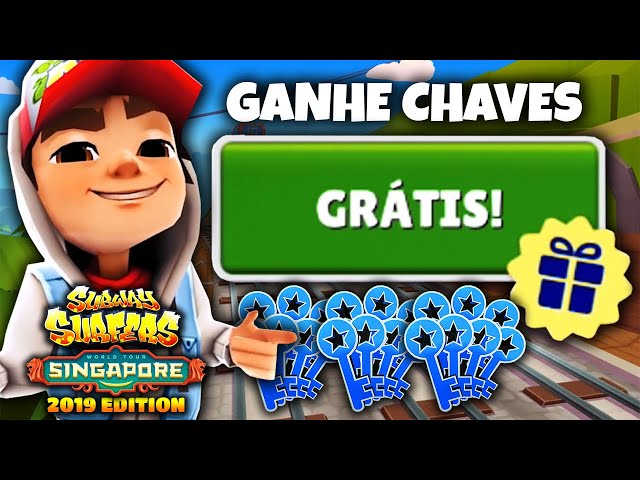 Como ganhar chaves no Subway Surfers Singapore 2019 