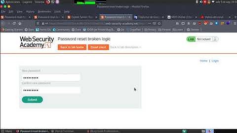 Password reset broken logic