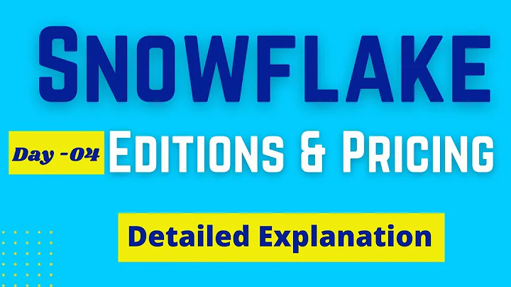 Snowflake Editions and Pricing | Snowflake Tutorial for beginners | NIC IT Academy