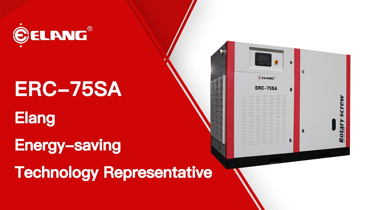 Elang ERC-75SA Air Compressor: Stable and durable, ensuring worry-free  production.