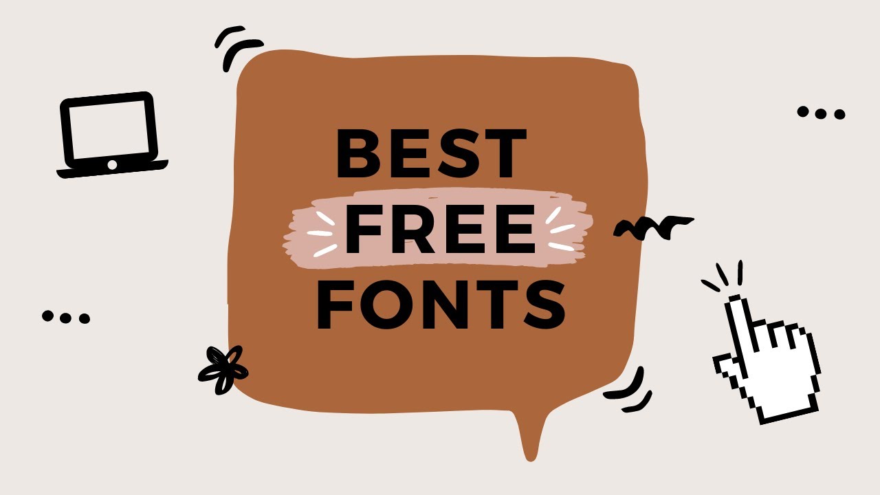 MY FAVORITE FREE FONTS FROM DAFONT 