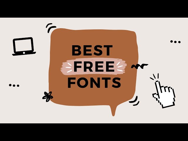 MY FAVORITE FREE FONTS FROM DAFONT 