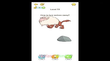 Brain Ace LEVEL 72 How to lure wolves away - Gameplay Walkthrough Android IOS