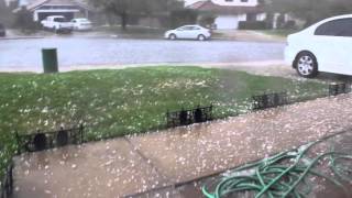 Crazy Hail Storm in Palmdale 10/15/15