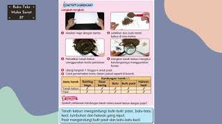 SAINS TAHUN 1~ BUKU TEKS UNIT 9- BUMI ~ Tanah