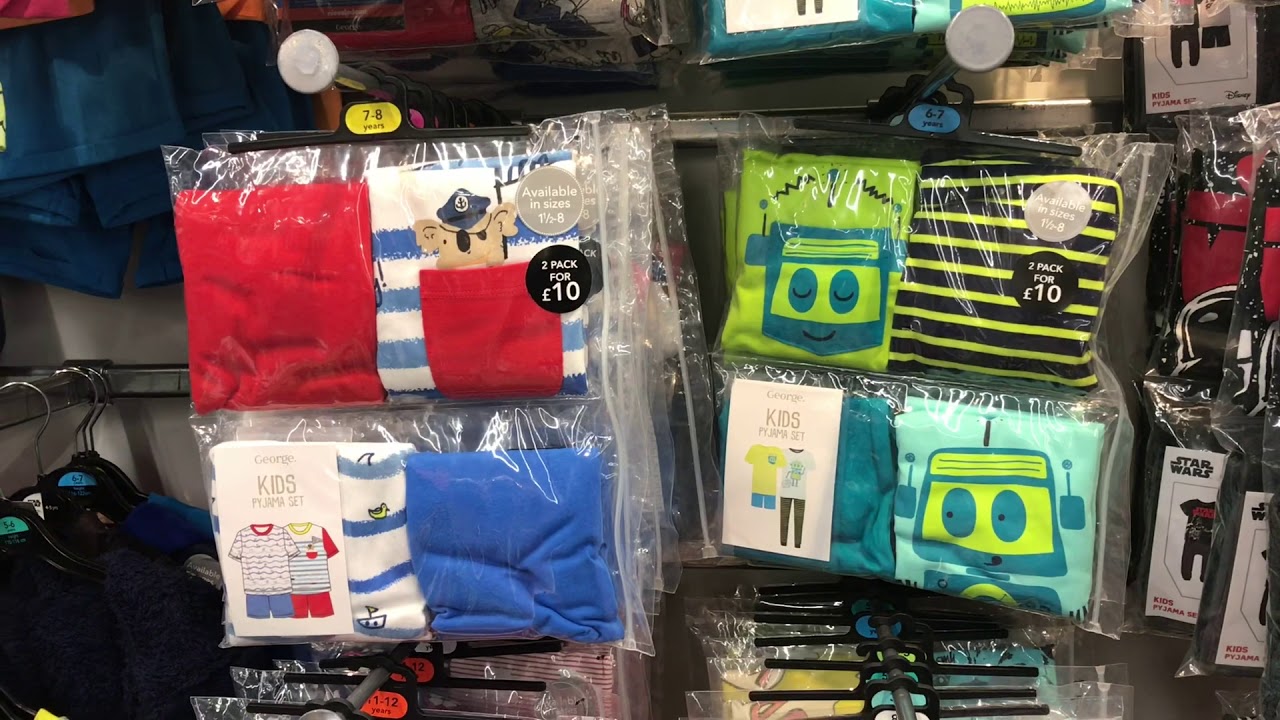 asda baby pjs