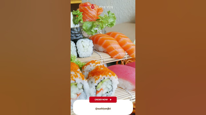Ajak keluarga dan teman-temanmu untuk menikmati hidangan sushi terbaik di Sushi Yen.
