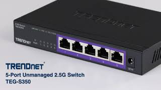 TRENDnet 5-Port Unmanaged 2.5G Switch - TEG-S350